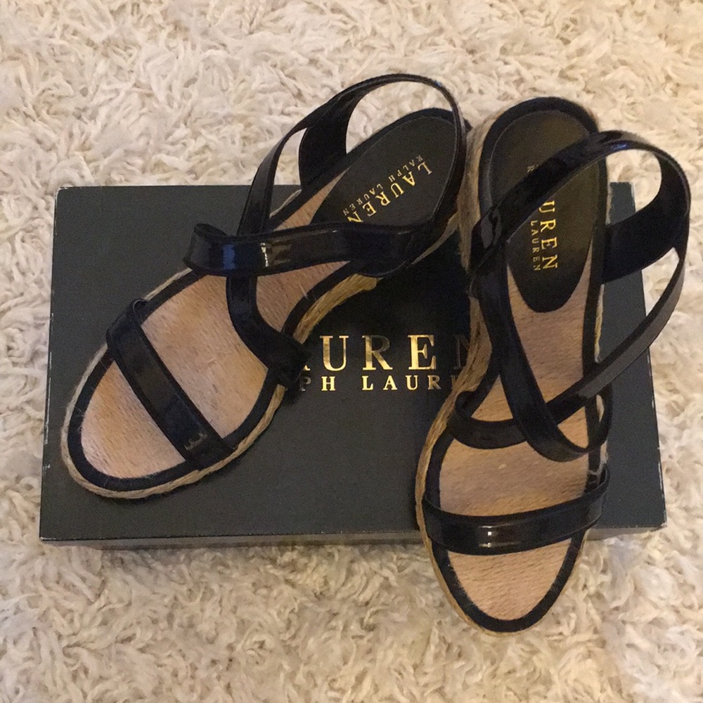 Ralph Lauren Corianna Wedge Espadrilles